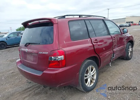 2004 Toyota Highlander Limited V6 from USA, damaged, VIN JTEEP21A740052361